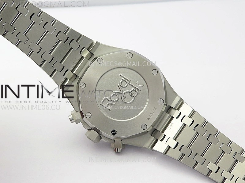 Royal Oak Chrono 26331ST SS IPF 1:1 Best Edition Silver Dial Black subdial on SS Bracelet A7750