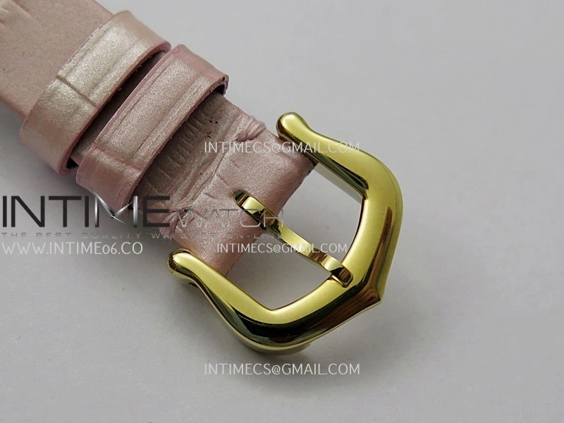 Baignoire Watch YG AF 1:1 Best Edition Pink MOP Dial On Pink Croco Strap RONDA Quartz