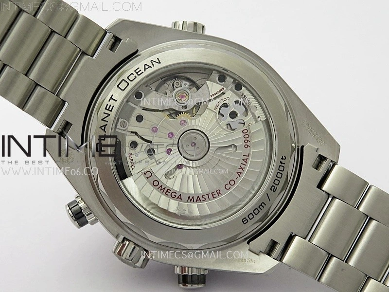 Planet Ocean Master Chronometer Blue Ceramic Bezel SS SCF 1:1 Best Edition Blue Dial on SS Bracelet A9900