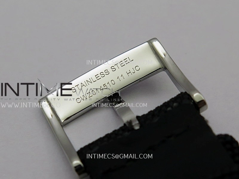 Speedmaster Professional Snoopy SS SMF 1:1 Best Edition Silver Dial Black Marker On Black Nylon Strap A3861