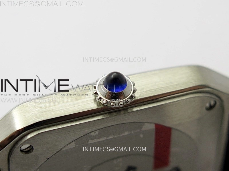 Santos Dumont 38mm SS RG F1F Best Edition Silver Dial on Black Leather Strap Quartz