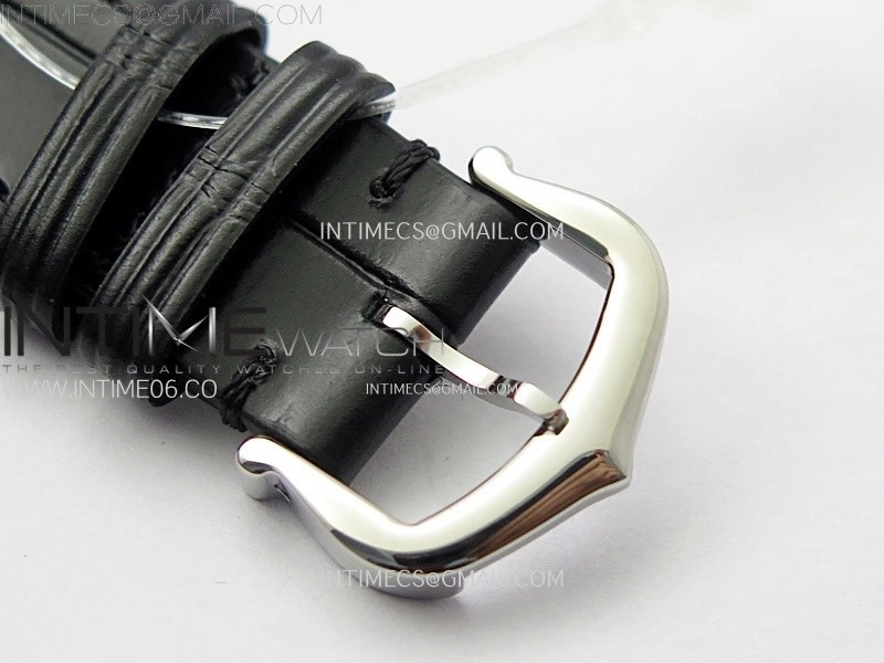 Santos Dumont 38mm SS RG F1F Best Edition Silver Dial on Black Leather Strap Quartz