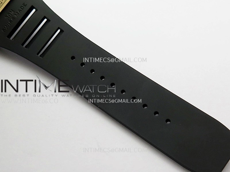 RM035 Americas Manual RG ZF 1:1 Best Edition Skeleton Dial On Black Rubber Strap Super Clone RMUL1