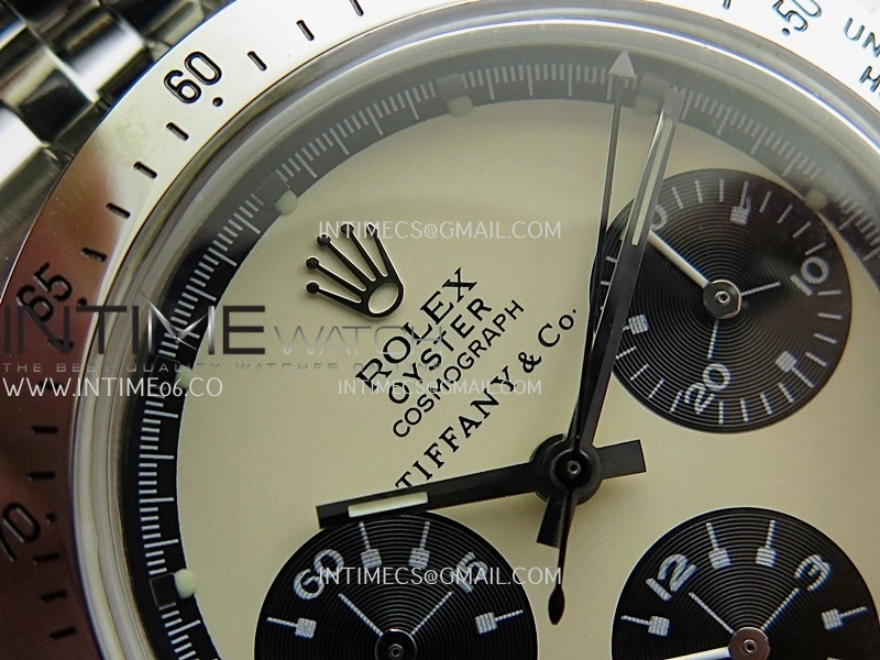 Daytona 6262 Tiffany SS MSF Best Edition Beige Dial Black Subdials On SS Jubilee Bracelet Venus 75