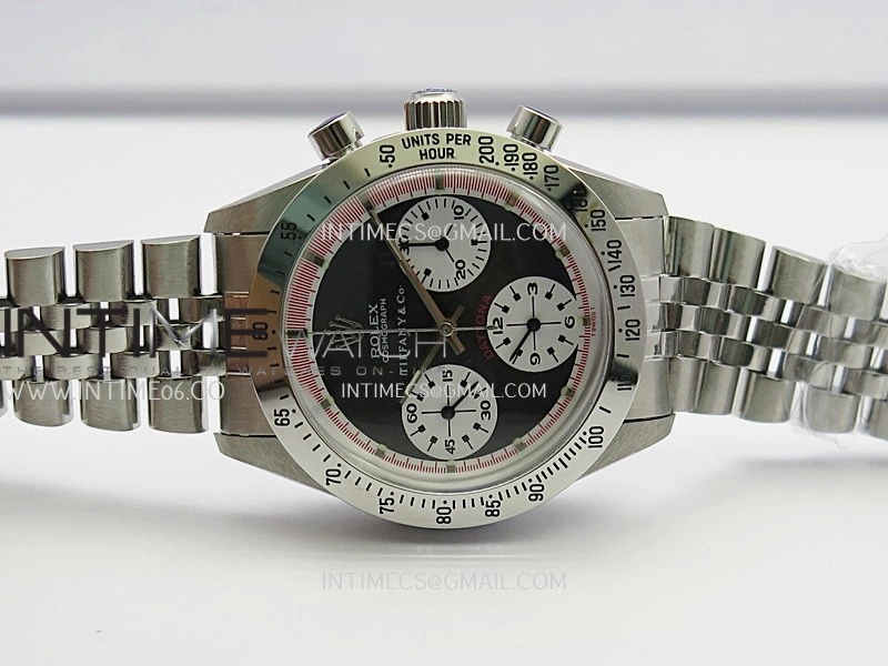 Daytona 6262 Tiffany SS MSF Best Edition Black Dial White Subdials On SS Jubilee Bracelet Venus 75