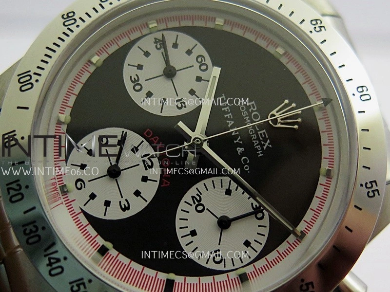 Daytona 6262 Tiffany SS MSF Best Edition Black Dial White Subdials On SS Jubilee Bracelet Venus 75