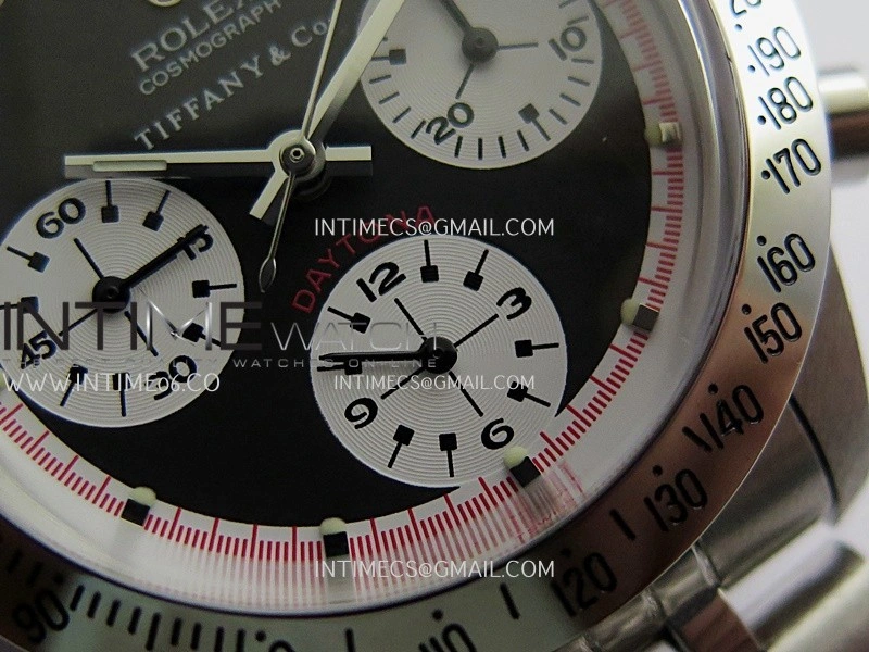 Daytona 6262 Tiffany SS MSF Best Edition Black Dial White Subdials On SS Jubilee Bracelet Venus 75
