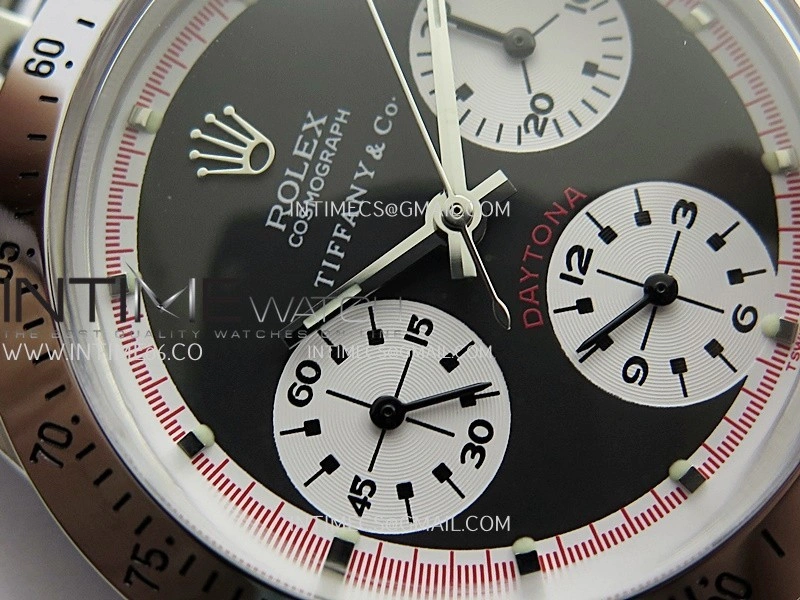 Daytona 6262 Tiffany SS MSF Best Edition Black Dial White Subdials On SS Jubilee Bracelet Venus 75