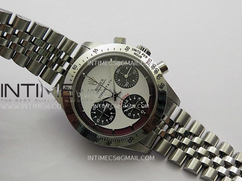 Daytona 6263 Tiffany SS MSF Best Edition White Dial Black Subdials On SS Jubilee Bracelet Venus 75