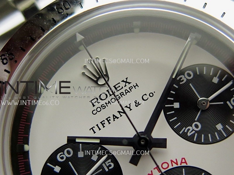 Daytona 6263 Tiffany SS MSF Best Edition White Dial Black Subdials On SS Jubilee Bracelet Venus 75