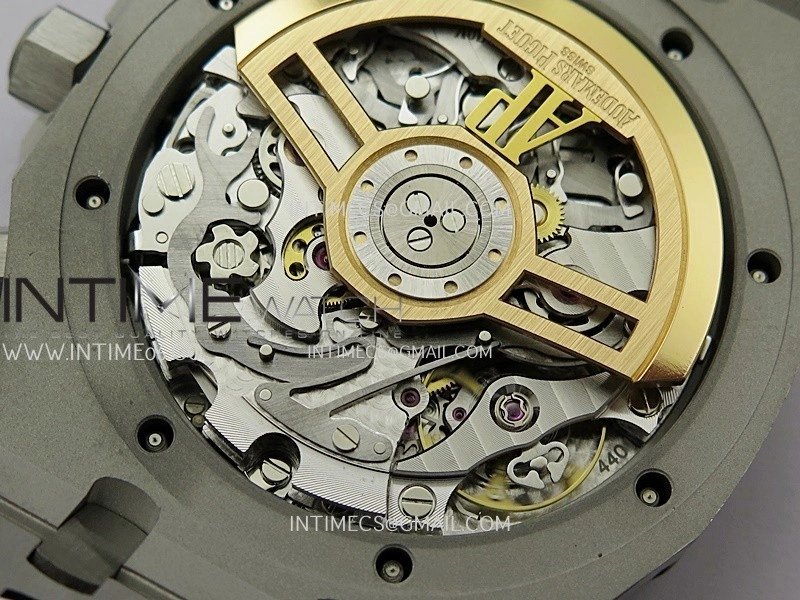 Royal Oak Chrono 26240 SS V2 APSF 1:1 Best Edition Purple Dial On SS Bracelet SA4401 Super Clone