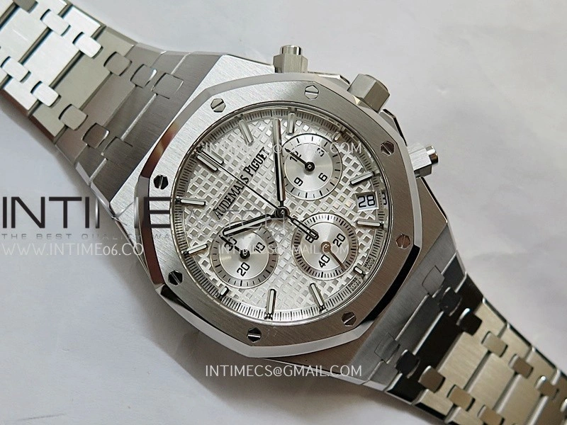 Royal Oak Chrono 26240 SS V2 APSF 1:1 Best Edition Silver Dial on SS Bracelet SA4401 Super Clone