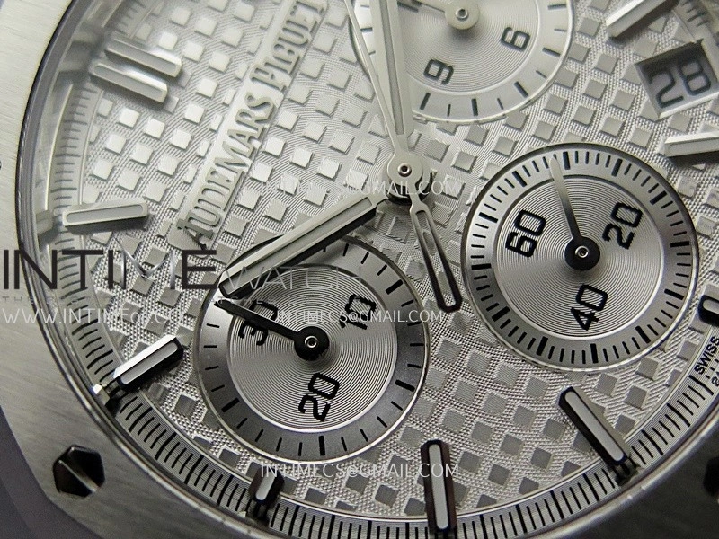 Royal Oak Chrono 26240 SS V2 APSF 1:1 Best Edition Silver Dial on SS Bracelet SA4401 Super Clone