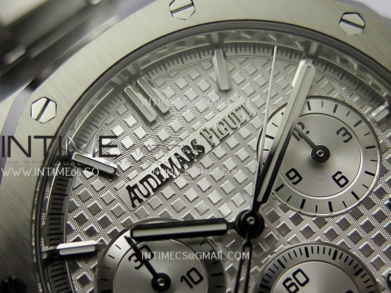 Royal Oak Chrono 26240 SS V2 APSF 1:1 Best Edition Silver Dial on SS Bracelet SA4401 Super Clone
