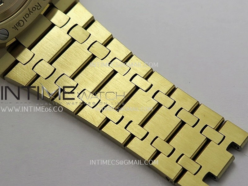 Royal Oak Chrono 26240BA Frosted YG APSF 1:1 Best Edition YG Dial on Bracelet SA4401 Super Clone