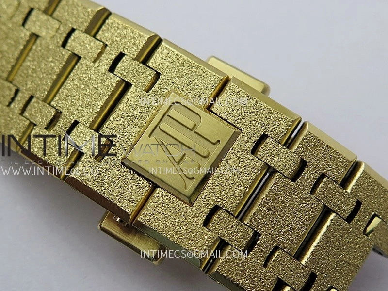 Royal Oak Chrono 26240BA Frosted YG APSF 1:1 Best Edition YG Dial on Bracelet SA4401 Super Clone