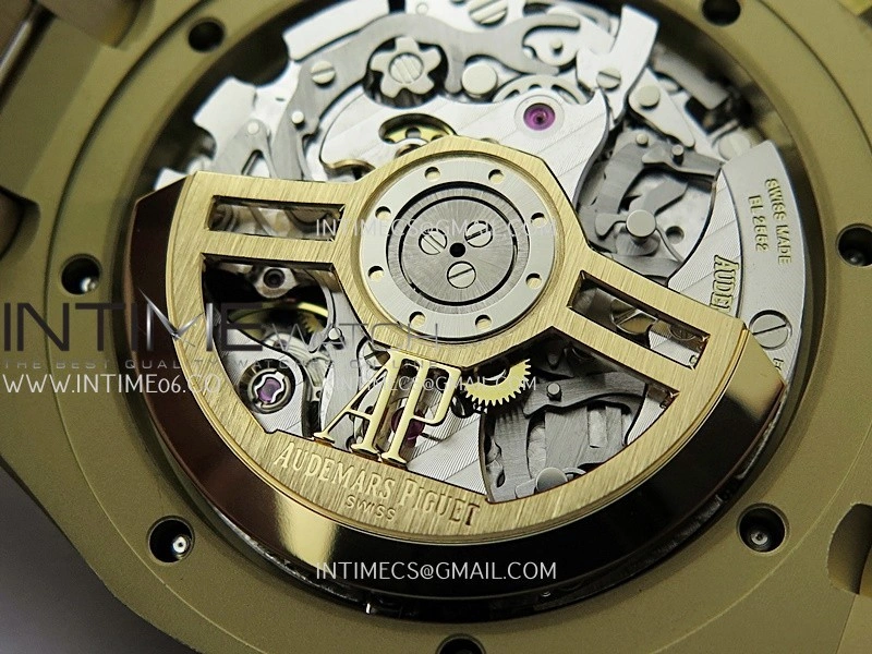 Royal Oak Chrono 26240BA Frosted YG APSF 1:1 Best Edition YG Dial on Bracelet SA4401 Super Clone