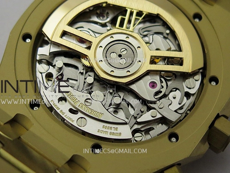 Royal Oak Chrono 26240BA Frosted YG APSF 1:1 Best Edition YG Dial on Bracelet SA4401 Super Clone