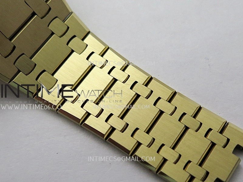 Royal Oak Chrono 26240BA YG APSF 1:1 Best Edition Ombre Gold Dial on Bracelet SA4401 Super Clone
