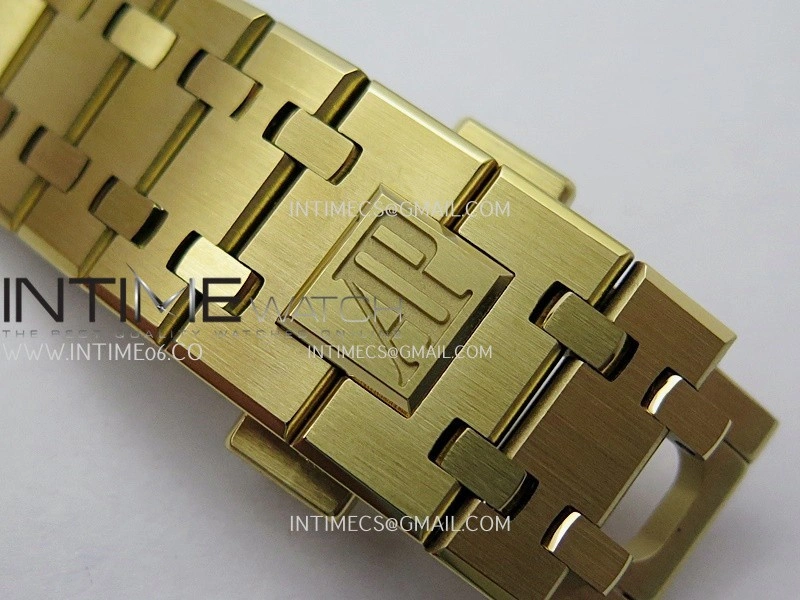 Royal Oak Chrono 26240BA YG APSF 1:1 Best Edition Ombre Gold Dial on Bracelet SA4401 Super Clone