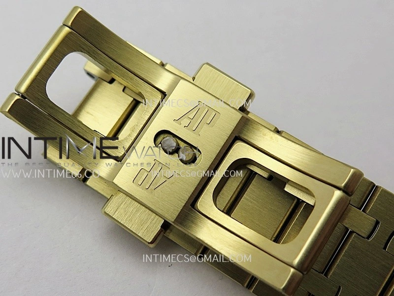 Royal Oak Chrono 26240BA YG APSF 1:1 Best Edition Ombre Gold Dial on Bracelet SA4401 Super Clone