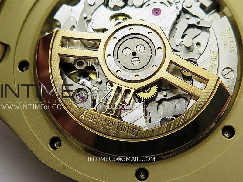 Royal Oak Chrono 26240BA YG APSF 1:1 Best Edition Ombre Gold Dial on Bracelet SA4401 Super Clone