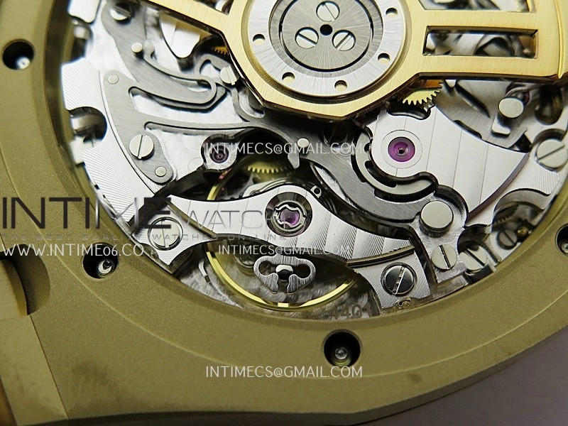 Royal Oak Chrono 26240BA YG APSF 1:1 Best Edition Ombre Gold Dial on Bracelet SA4401 Super Clone