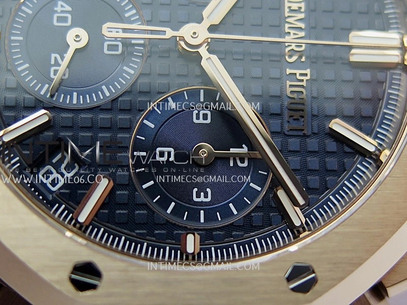 Royal Oak Chrono 26240OR RG V2 APSF 1:1 Best Edition Blue Dial on RG Bracelet SA4401 Super Clone