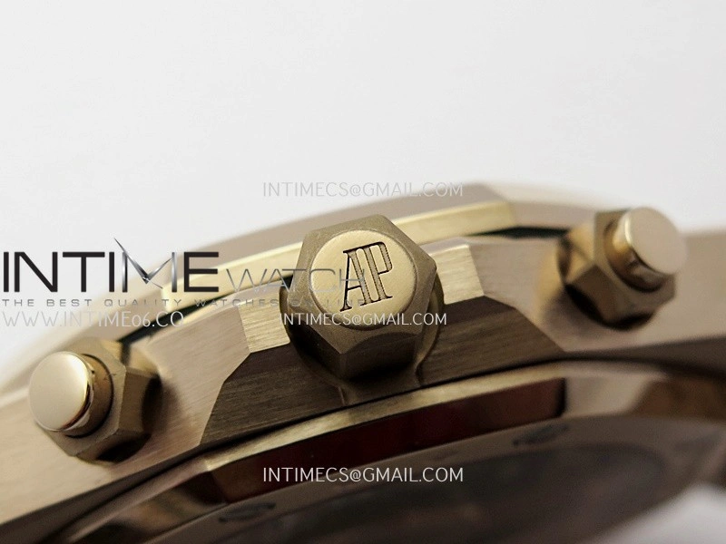 Royal Oak Chrono 26240OR RG V2 APSF 1:1 Best Edition Blue Dial on RG Bracelet SA4401 Super Clone