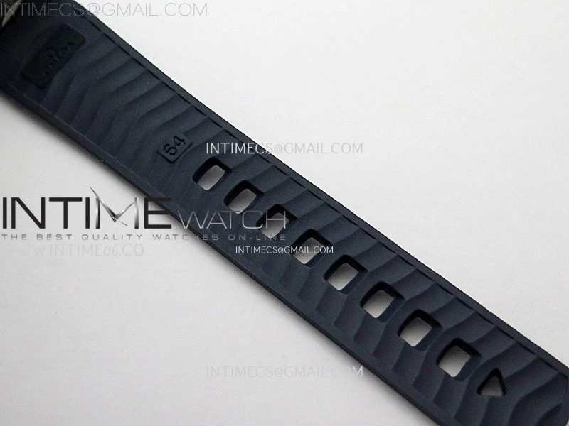 Seamaster 300M Chrono Blue Ceramic Bezel SS N1F 1:1 Best Edition Blue Dial on Blue Rubber Strap A9900