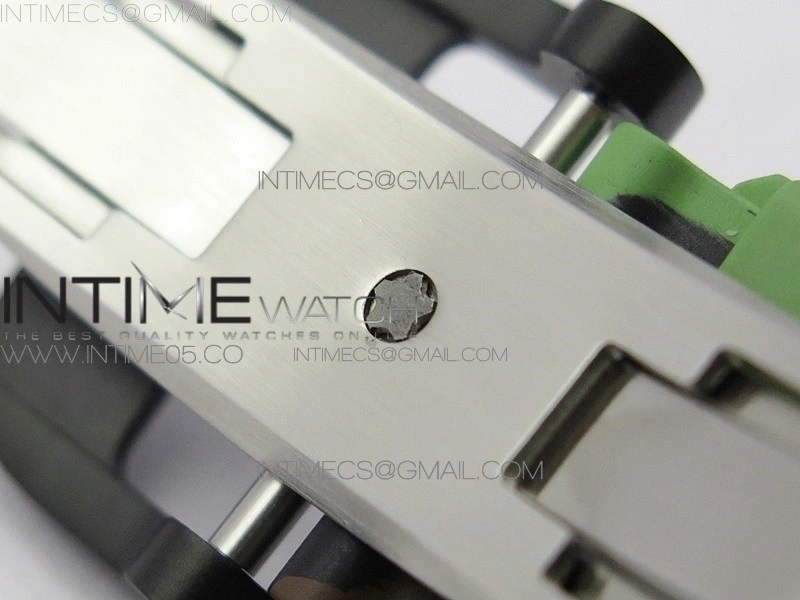 RM011 Carbon Case Chrono KVF 1:1 Best Edition Crystal Skeleton Yellow Dial on Camo Rubber Strap A7750 V2