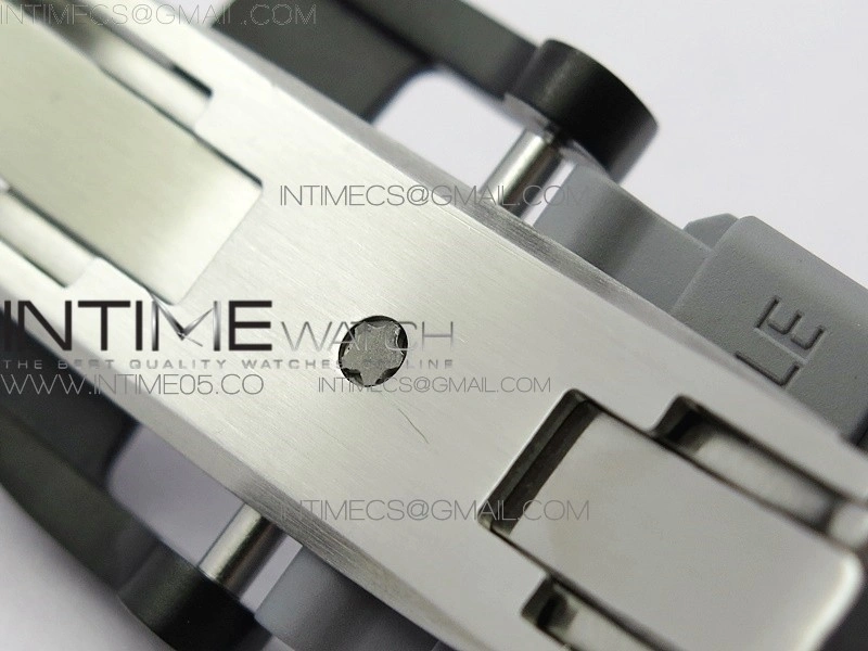 RM011 Carbon Case Chrono KVF 1:1 Best Edition Crystal Skeleton Yellow Dial on Gray Rubber Strap A7750 V2
