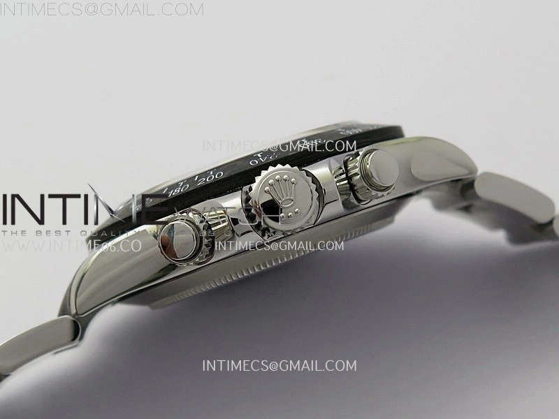 Daytona Cosmograph Carbon Bezel DIWF Best Edition Skeleton Dial on SS Oyster Bracelet SA4130