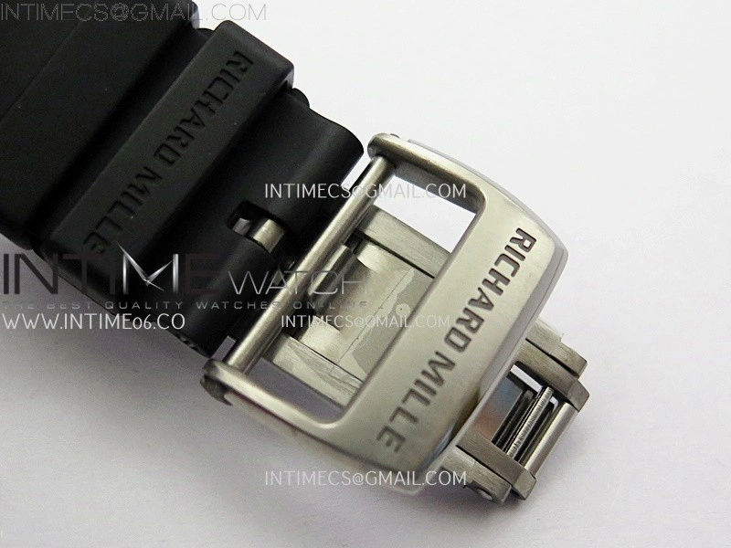 RM 61-01 Yohan Blake White NTPT ZF 1:1 Best Edition on Black Rubber Strap RMUL2 Super Clone