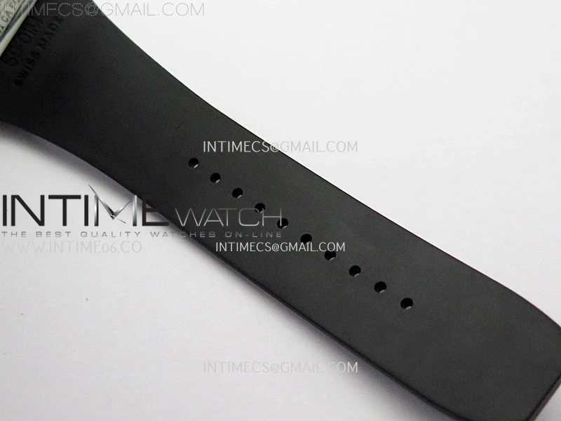 RM 61-01 Yohan Blake White NTPT ZF 1:1 Best Edition on Black Rubber Strap RMUL2 Super Clone