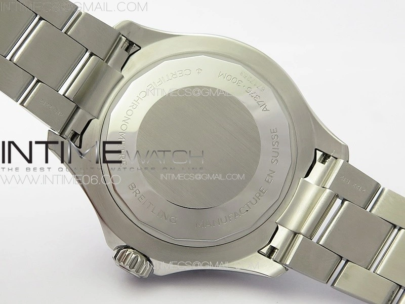 SuperOcean Automatic 44 Green Ceramic Bezel TF 1:1 Best Edition Green Dial on SS Bracelet A2824