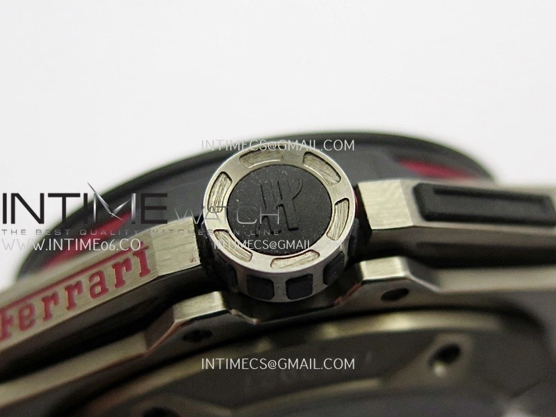 Hublot Big Bang Unico 44mm Carbon SS HBBF 1:1 Best Edition Skeleton Dial Silver Marker On Black Gummy Strap A1280