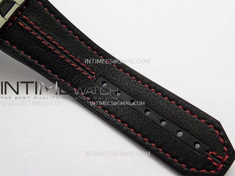 Hublot Big Bang Unico 44mm Carbon SS HBBF 1:1 Best Edition Skeleton Dial Silver Marker On Black Gummy Strap A1280