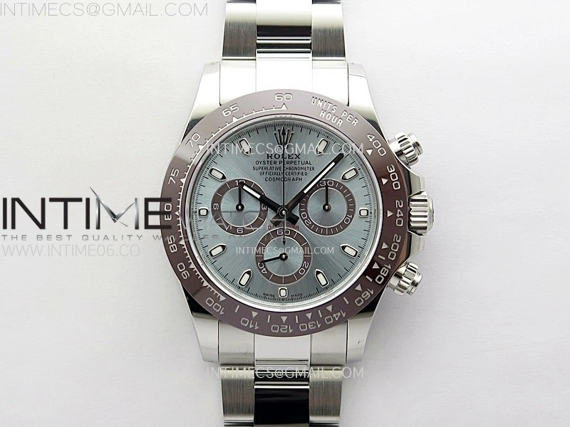 Daytona 116506 904L SS APSF 1:1 Best Edition Ice Blue Dial on 904L SS Bracelet SH4130