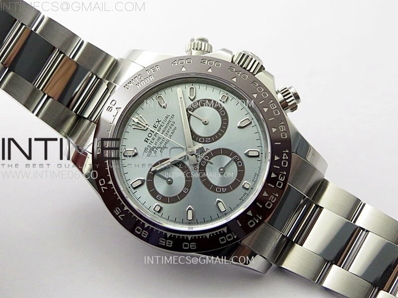 Daytona 116506 904L SS APSF 1:1 Best Edition Ice Blue Dial on 904L SS Bracelet SH4130