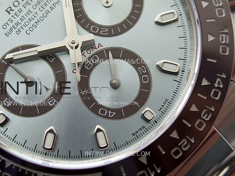 Daytona 116506 904L SS APSF 1:1 Best Edition Ice Blue Dial on 904L SS Bracelet SH4130