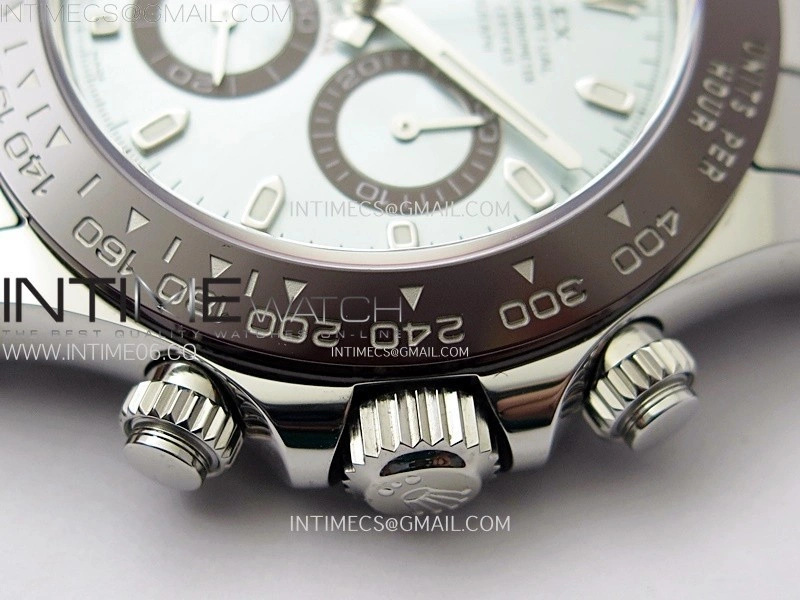 Daytona 116506 904L SS APSF 1:1 Best Edition Ice Blue Dial on 904L SS Bracelet SH4130