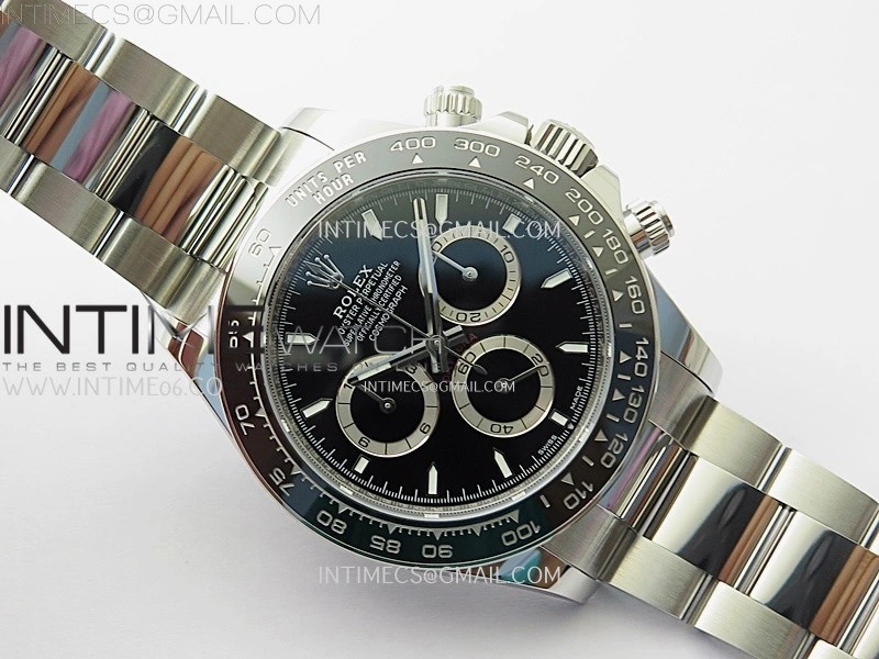 2023 Daytona 126500 904L Steel APSF 1:1 Best Edition Black Dial on 904L SS Bracelet SH4131