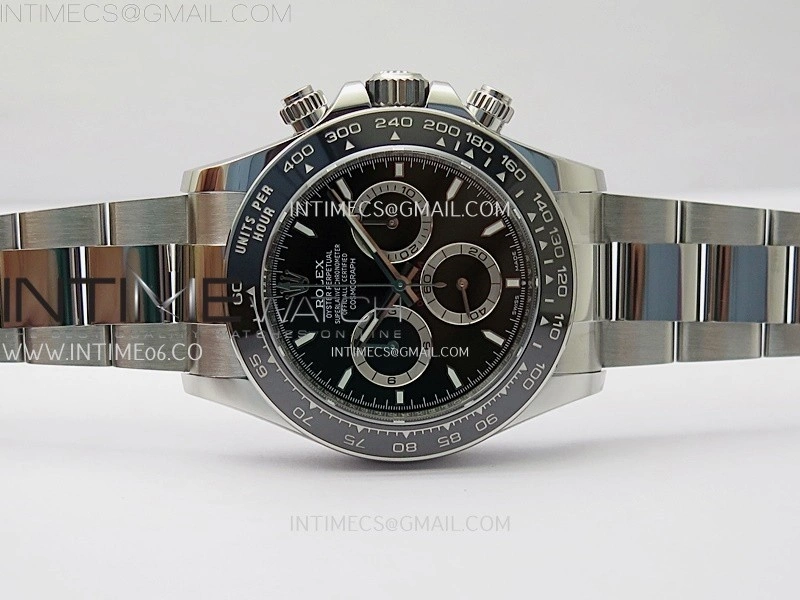 2023 Daytona 126500 904L Steel APSF 1:1 Best Edition Black Dial on 904L SS Bracelet SH4131