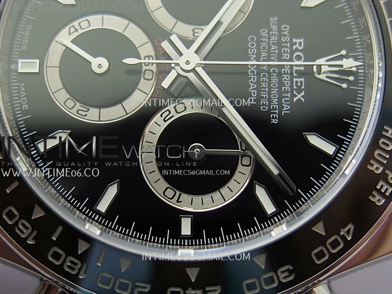 2023 Daytona 126500 904L Steel APSF 1:1 Best Edition Black Dial on 904L SS Bracelet SH4131