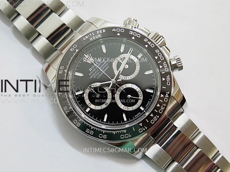 2023 Daytona 126500 904L Steel APSF 1:1 Best Edition Black Dial on 904L SS Bracelet SH4131
