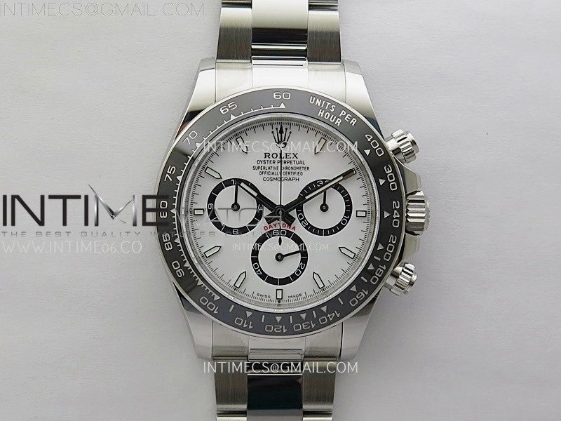 2023 Daytona 126500 904L Steel APSF 1:1 Best Edition White Dial on 904L SS Bracelet SH4131