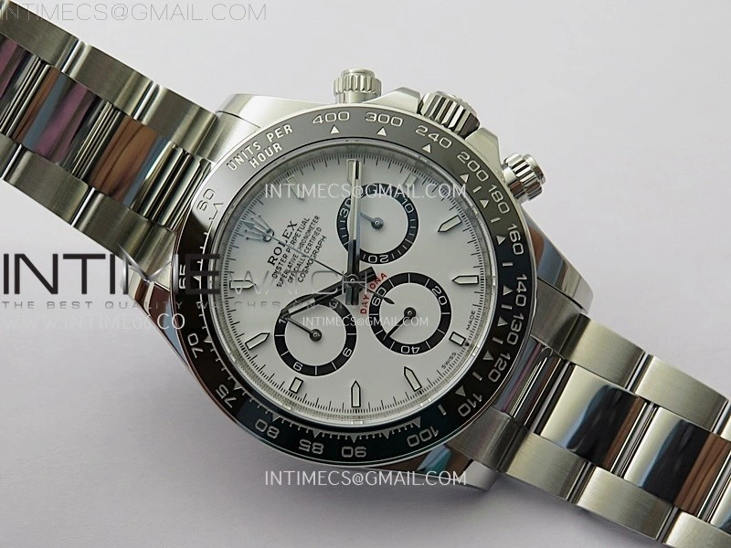 2023 Daytona 126500 904L Steel APSF 1:1 Best Edition White Dial on 904L SS Bracelet SH4131