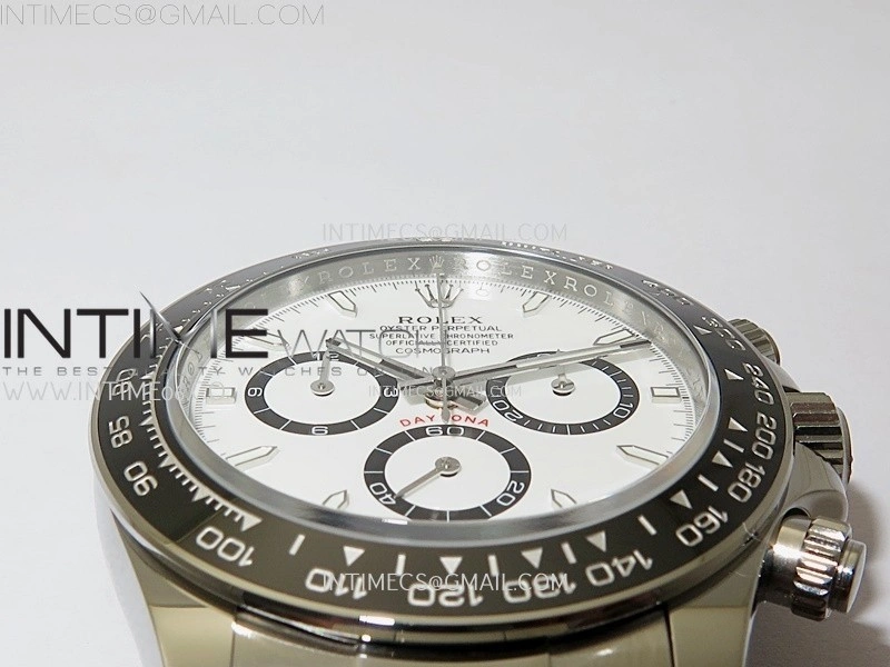 2023 Daytona 126500 904L Steel APSF 1:1 Best Edition White Dial on 904L SS Bracelet SH4131