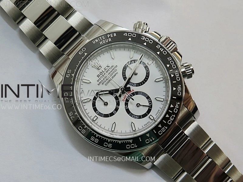 2023 Daytona 126500 904L Steel APSF 1:1 Best Edition White Dial on 904L SS Bracelet SH4131